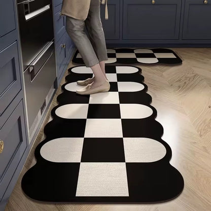 Rubber Bottom Anti-Slip Kitchen Mats