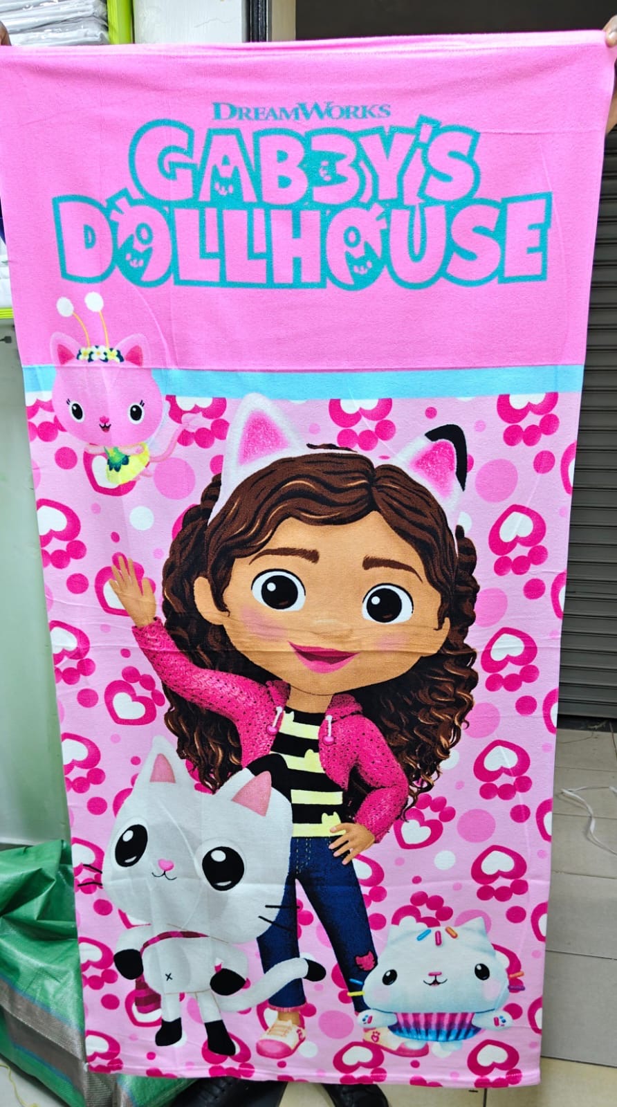 Cartoon themed towels