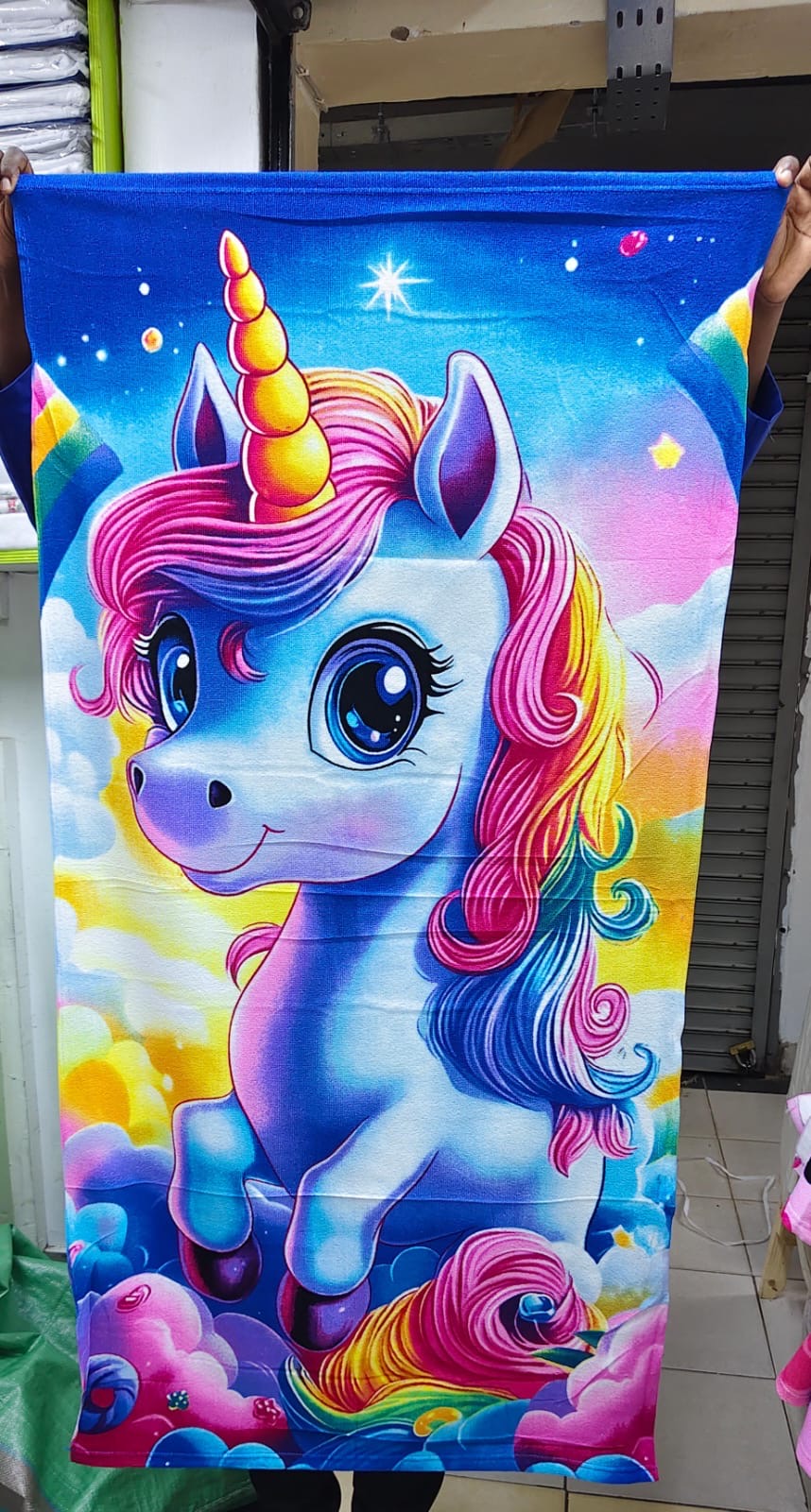 Cartoon themed towels