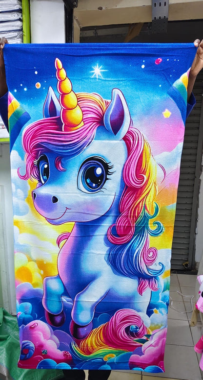 Cartoon themed towels