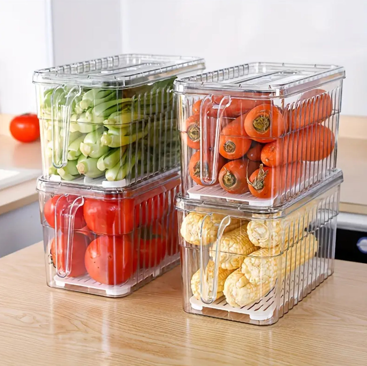 Fridge storage containers