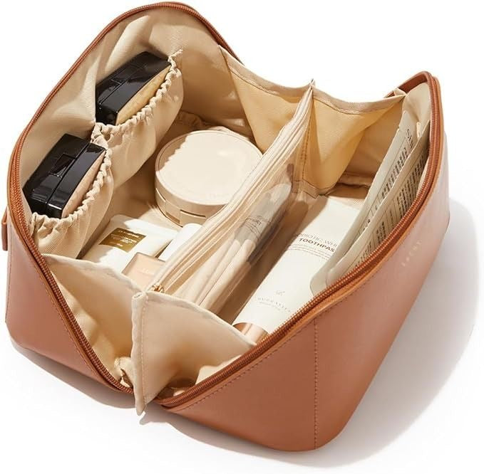 Pu leather cosmetic storage bags