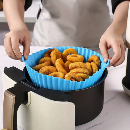 Medium Air fryer silicon liners pot reusable oven tray accessories