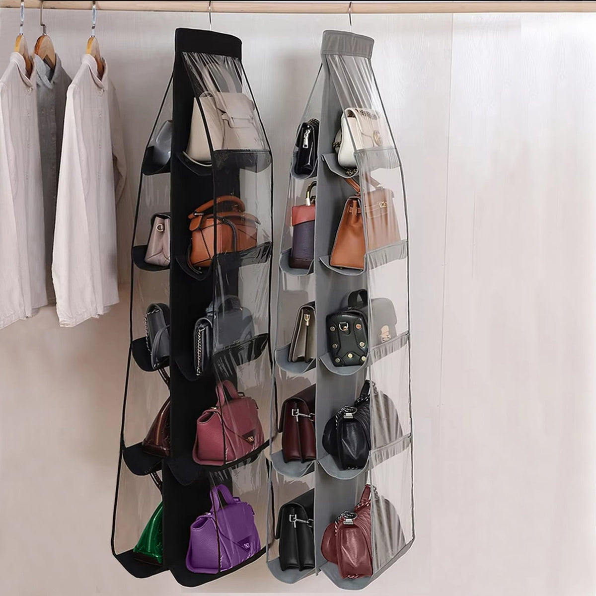 10 Pockets  Handbag Organizer