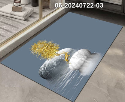 Doormat Super non_ slip with rubber bottom,absorbent, skid-resistance base