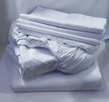 PURE COTTON stripped bedsheets