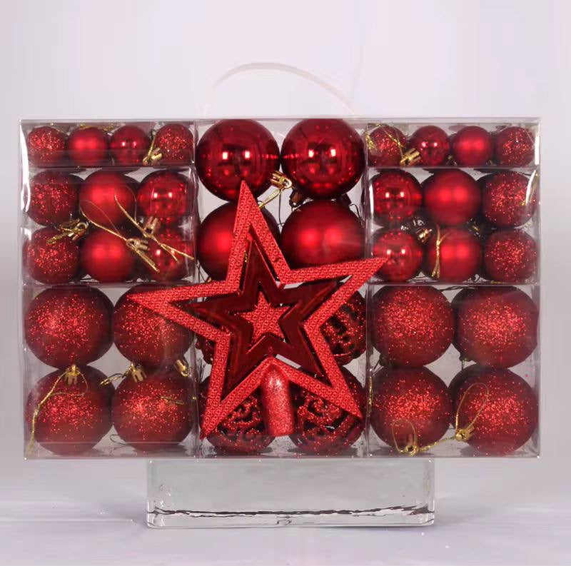 101Pcs Christmas Ball Ornaments for Christmas Tree, Shatterproof Christmas Tree Balls Decorative Baubles Hanging