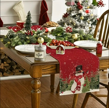 Christmas themed table runners.