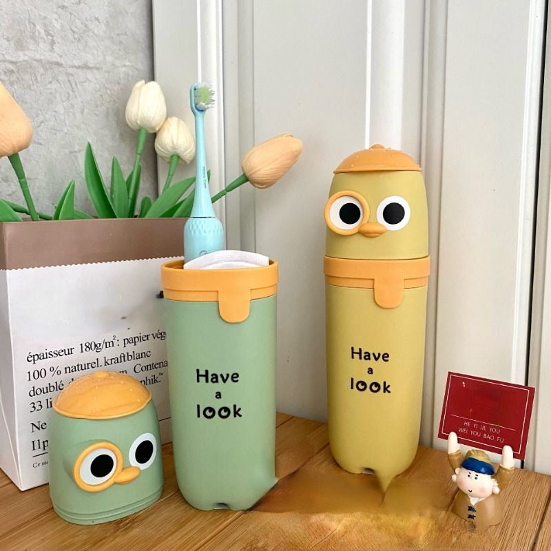 Cartoon Kids Travel Toothbrush Holder