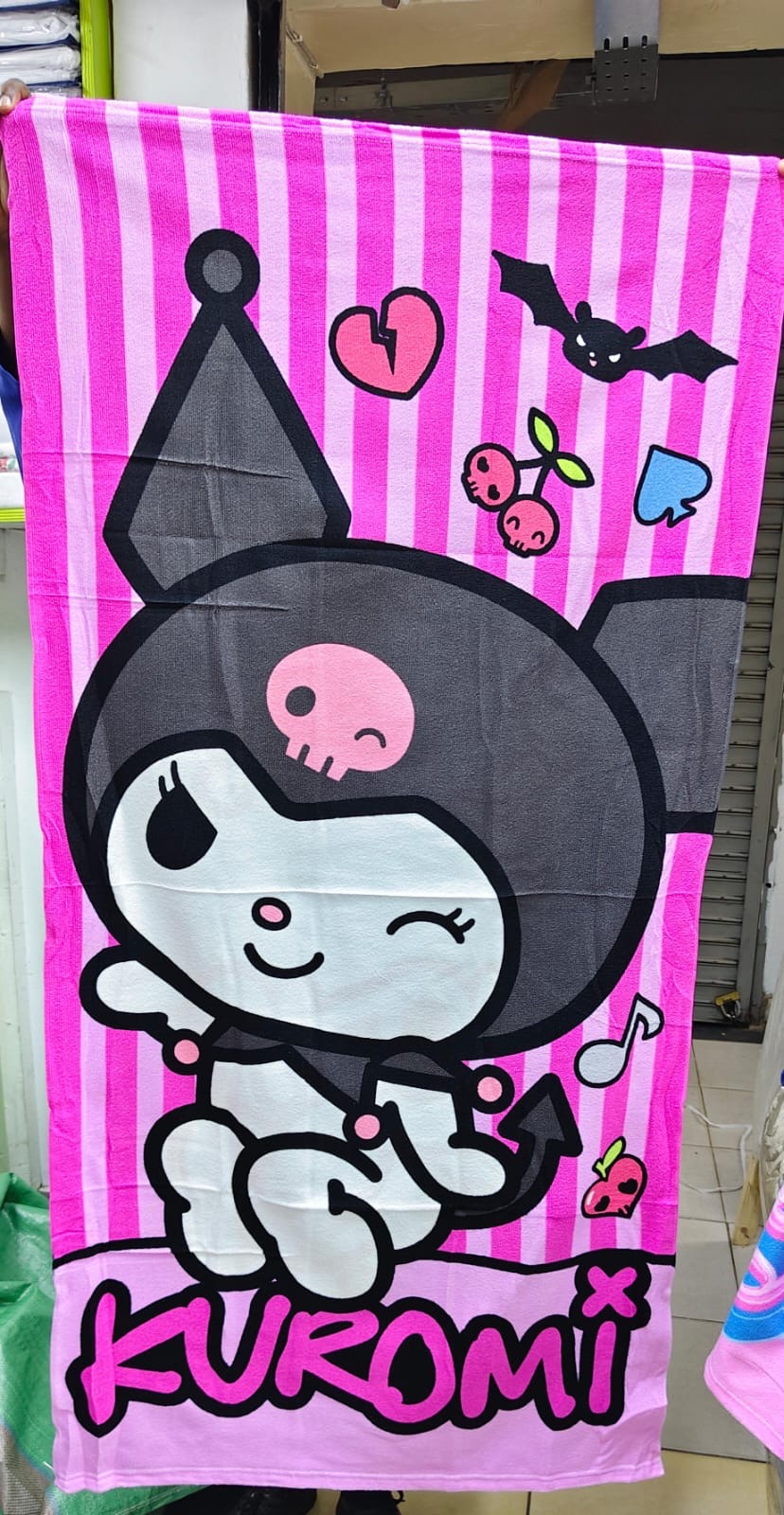 Cartoon themed towels