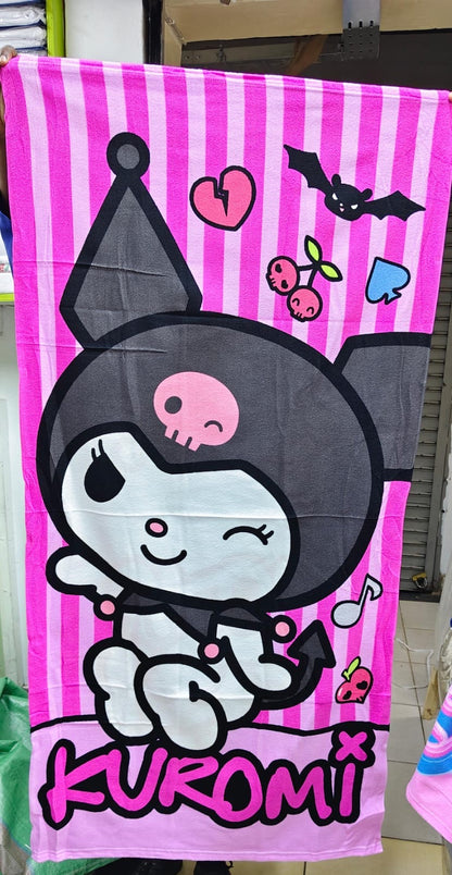 Cartoon themed towels