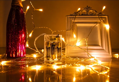 Battery operated 20 Metres Christmas LED Lights
