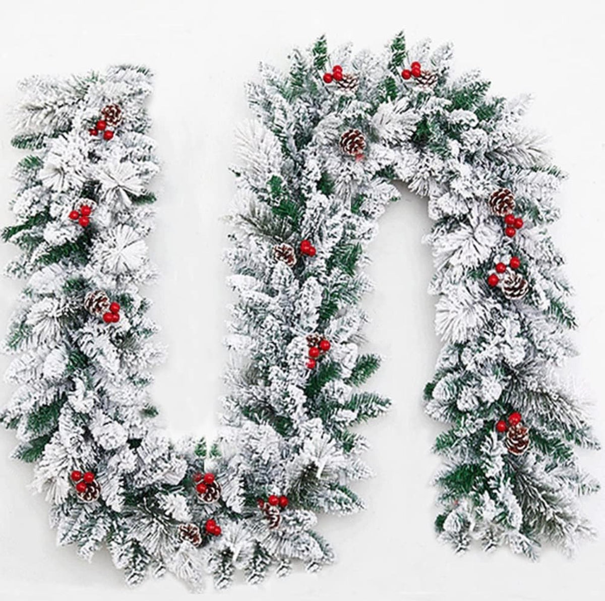 Christmas decoration rattan plush falling snow