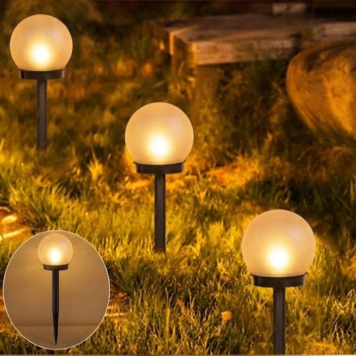6-Piece Solar Garden Lamp Set