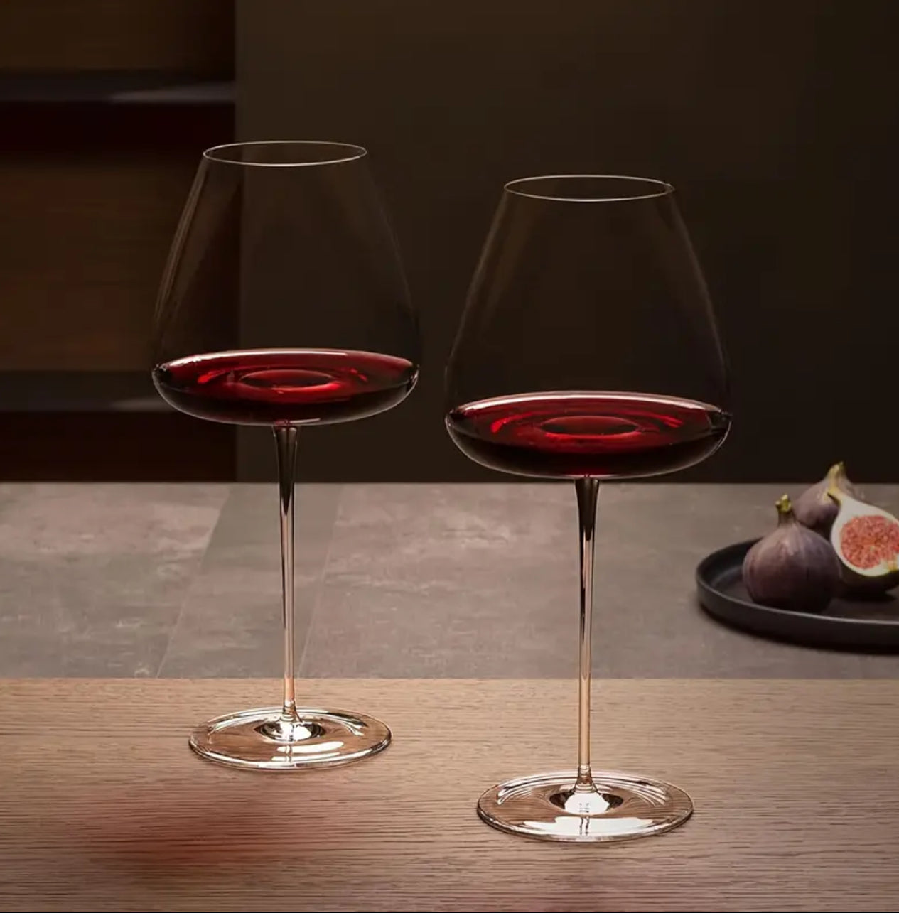 Long stem wine glasses 6pcs set