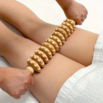 Wood therapy massage tool, rolling pin