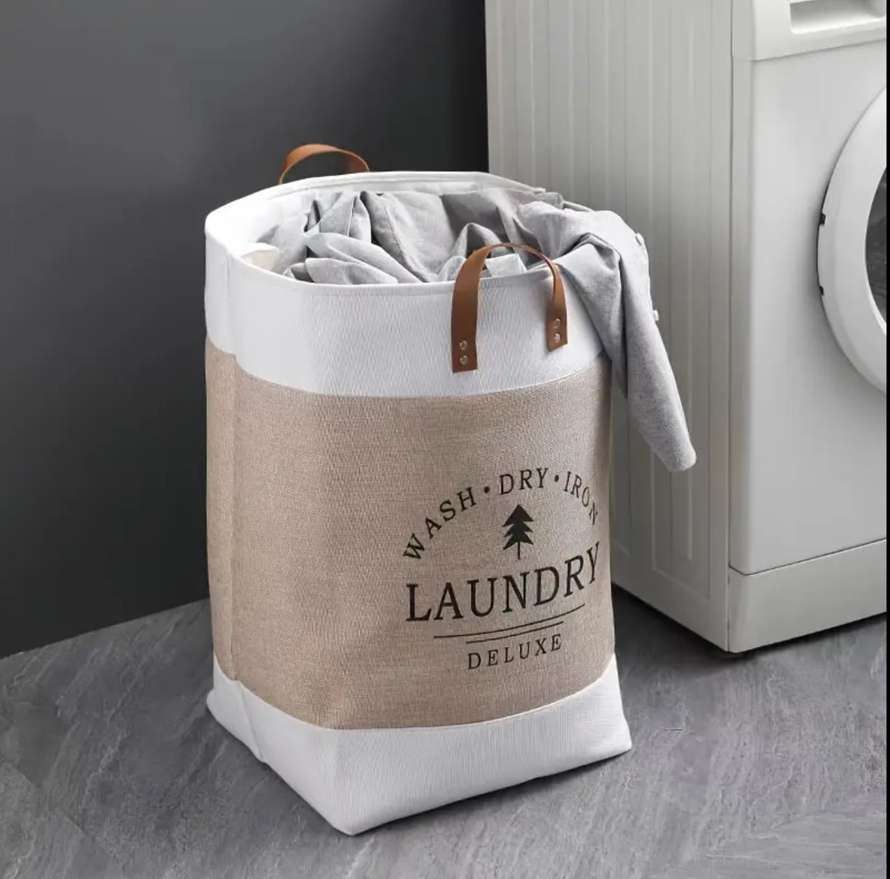 Large capacity Foldable Laundry Deluxe Basket