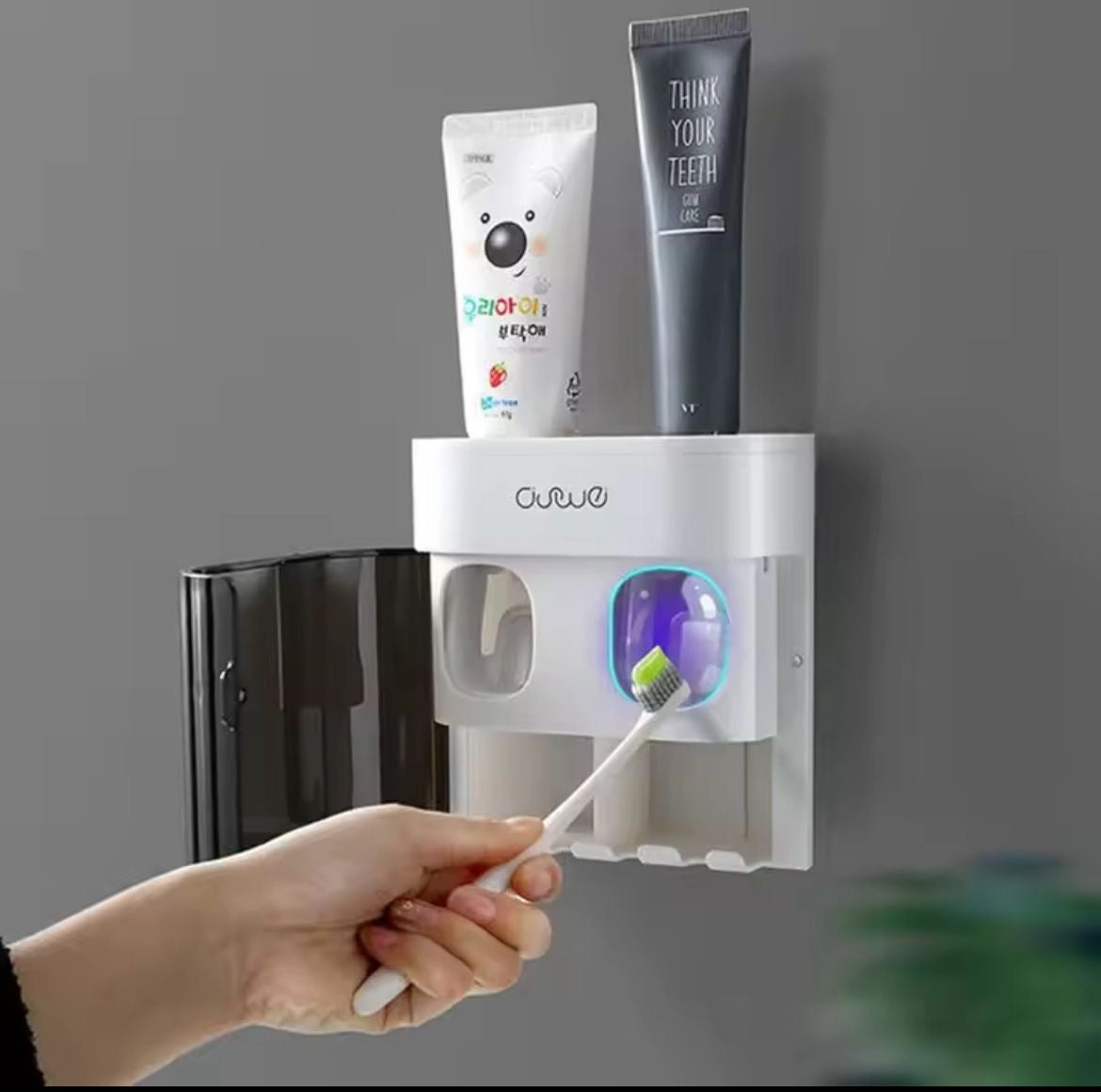 Wall-Mounted Automatic Toothpaste Dispenser