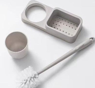 Toilet brush rack set