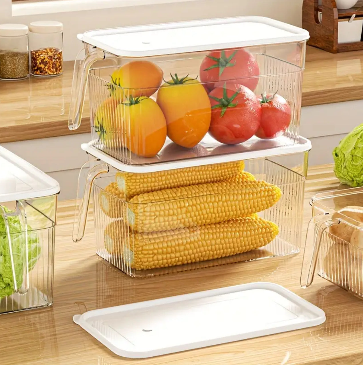 Acrylic food storage container