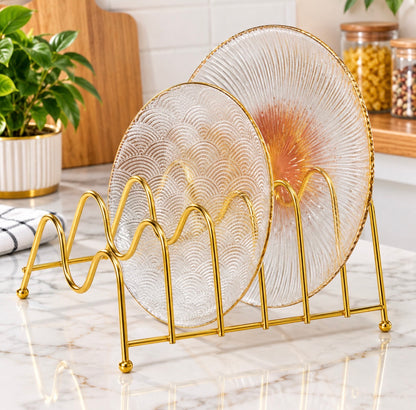 7 Slot Plate and lid organizer