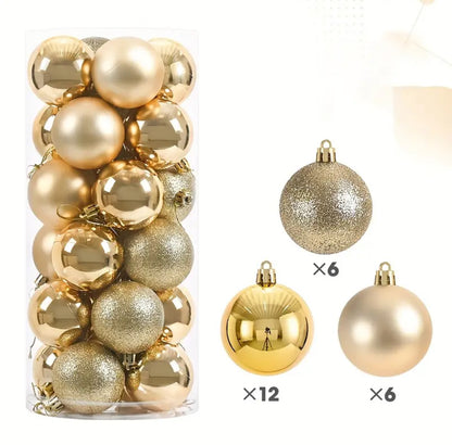 24pc set christmas ball