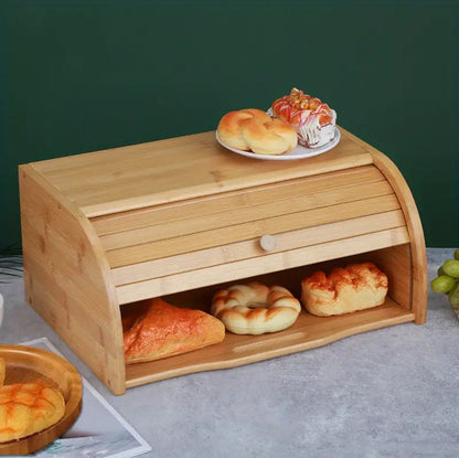 Big size Bamboo bread bin