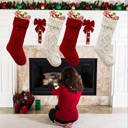 Big Christmas decor socks