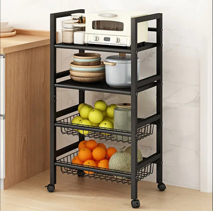 4 layers Multifunctional Metallic rack