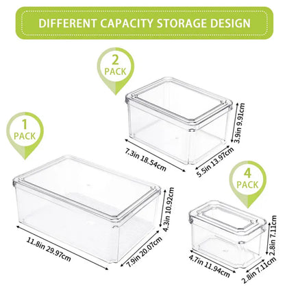 7pc set stackable storage box