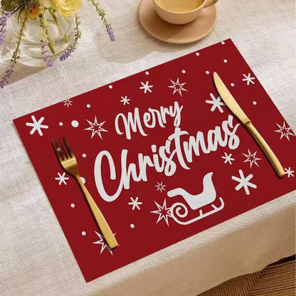Christmas themed table placemats/table mats