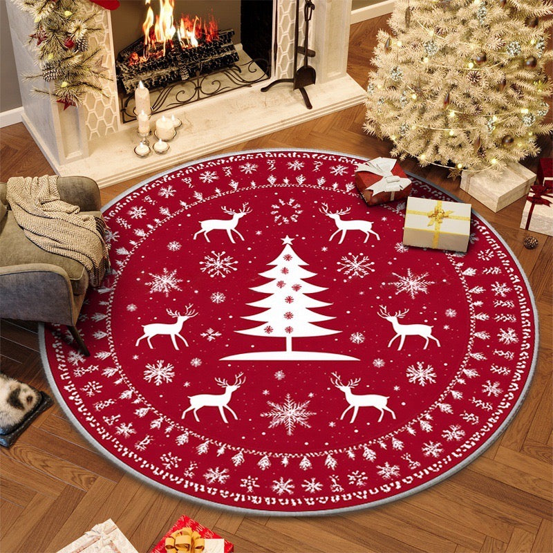 Christmas Circular Carpet