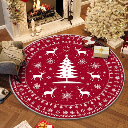 Christmas Circular Carpet