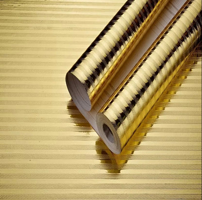 Modern Kitchen Oil-proof Self Adhesive Aluminum Foil Cabinet Contact Wallpapers