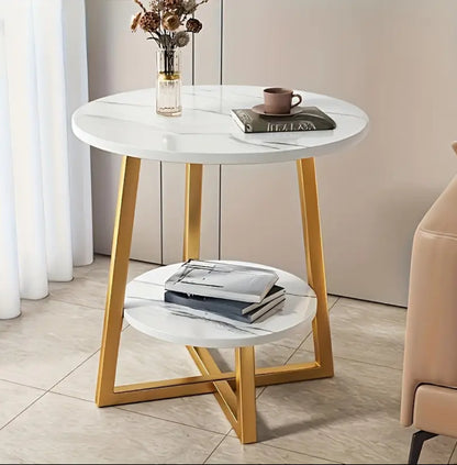 luxury double layered coffe side table