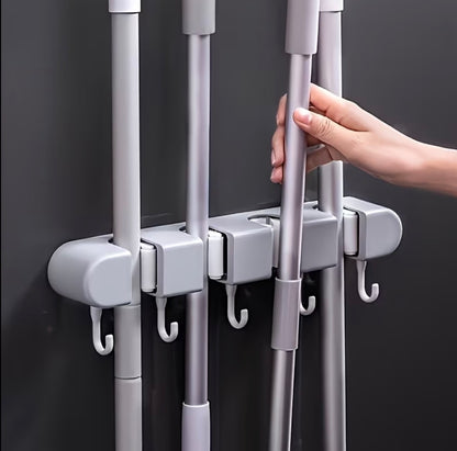 Non slip wall Mounted mop holder