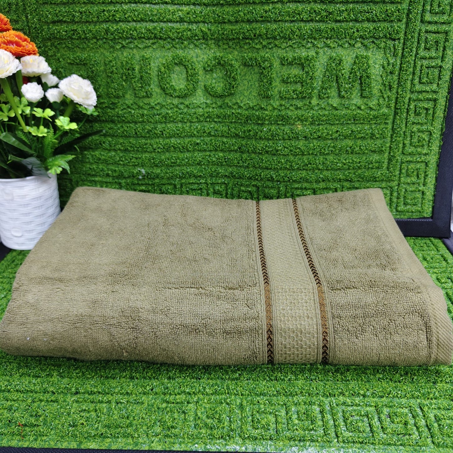 Camel large towels