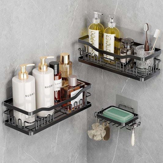 3-pack shower caddy shelf