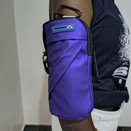 Waterproof sports armband phone holder for running, exercise and workouts