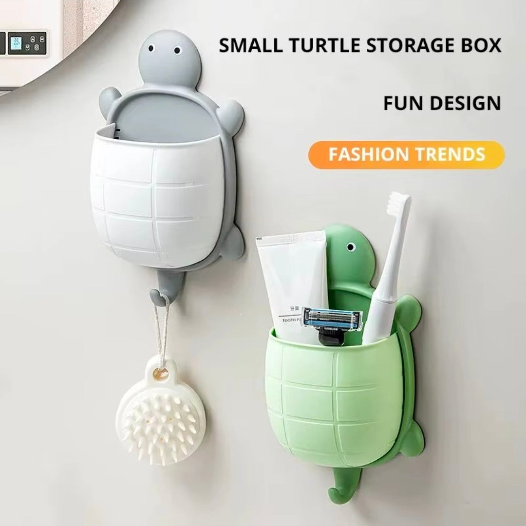 Cartoon Turtle Wall-Mounted Storage Box