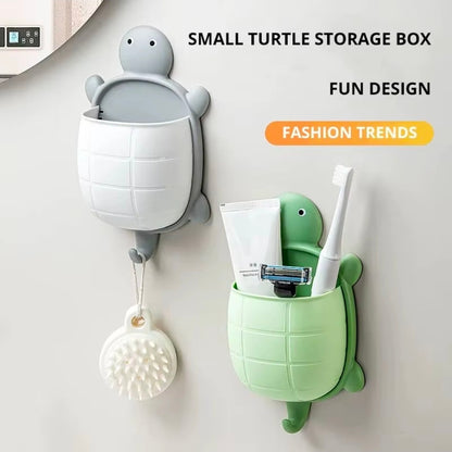 Cartoon Turtle Wall-Mounted Storage Box
