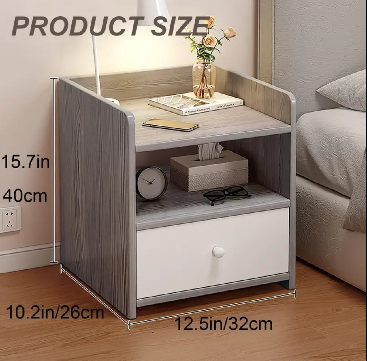 Mini Bedroom modern Bedside storage with locker