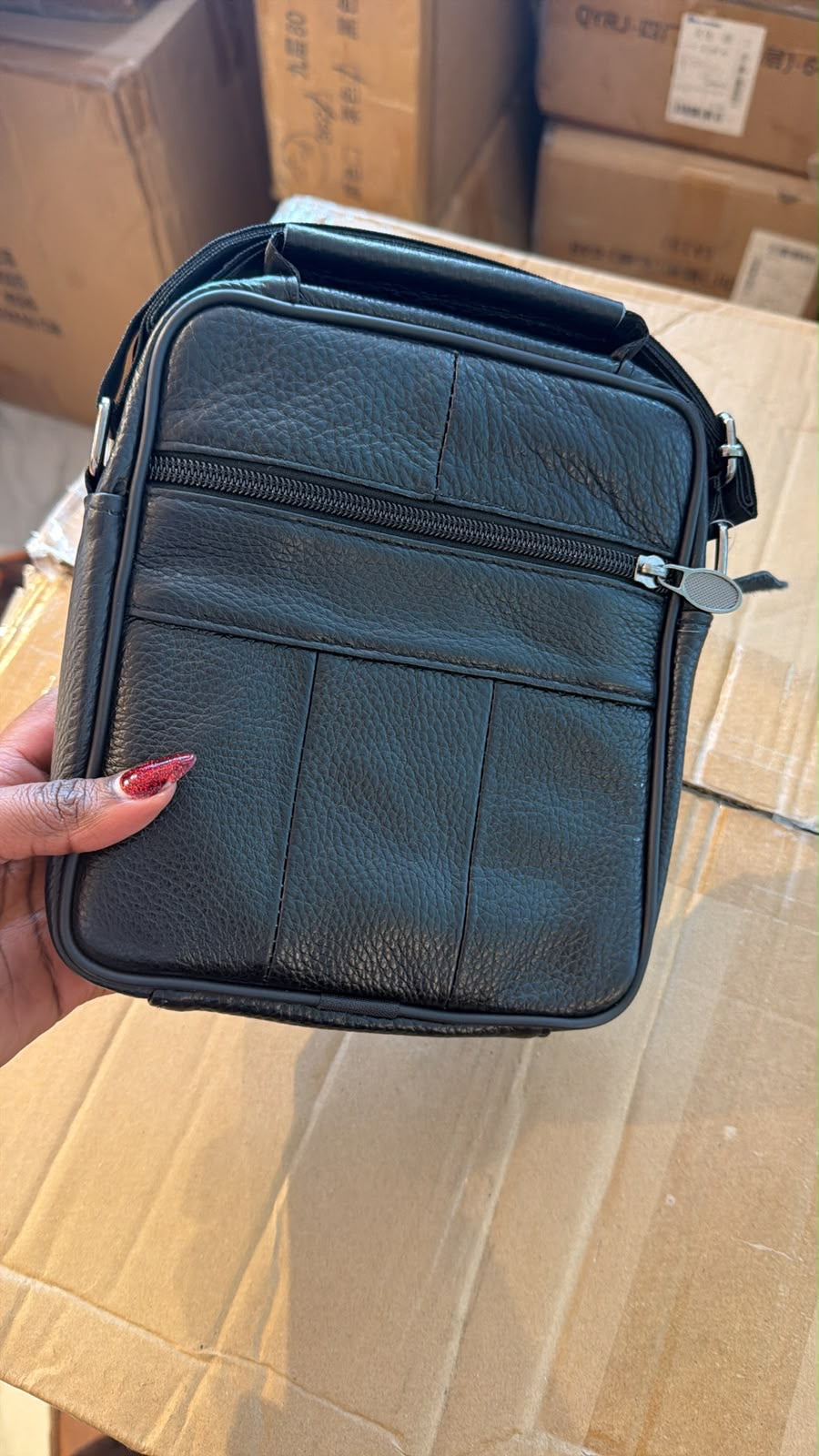 Premium Unisex Leather Crossbody Bag