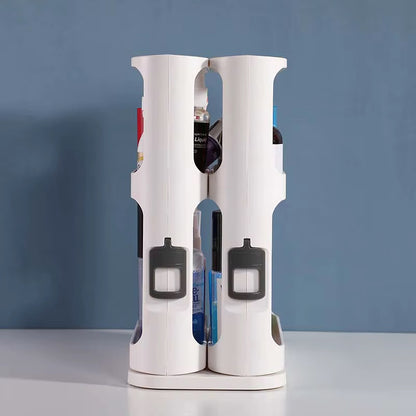 Pull out rotating spice rack