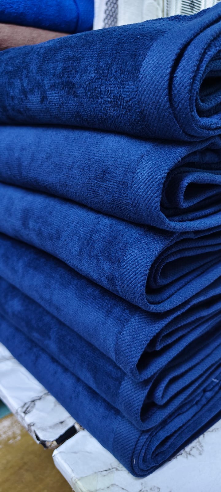 Royal blue cotton Towels
