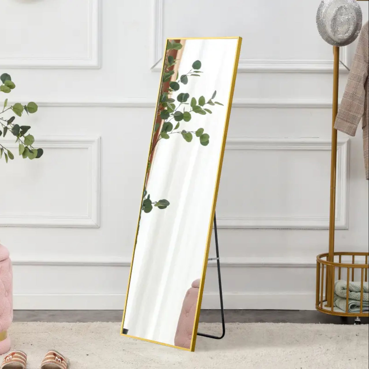 Standing/Dressing mirrors with metallic frame