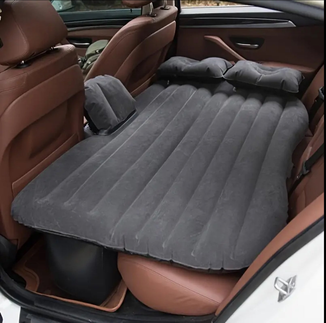 Portable inflatable car back seat bed / Car Matress plus pump