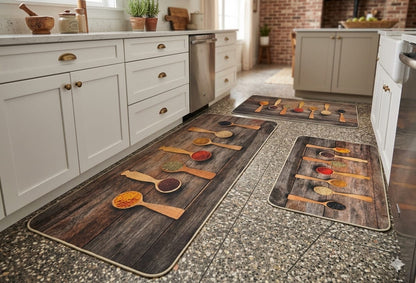 Three Pieces kitchen mat