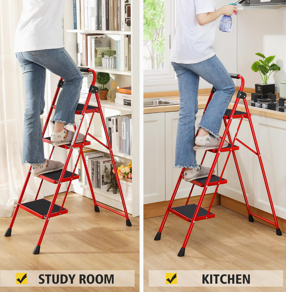 Foldable Steel ladders