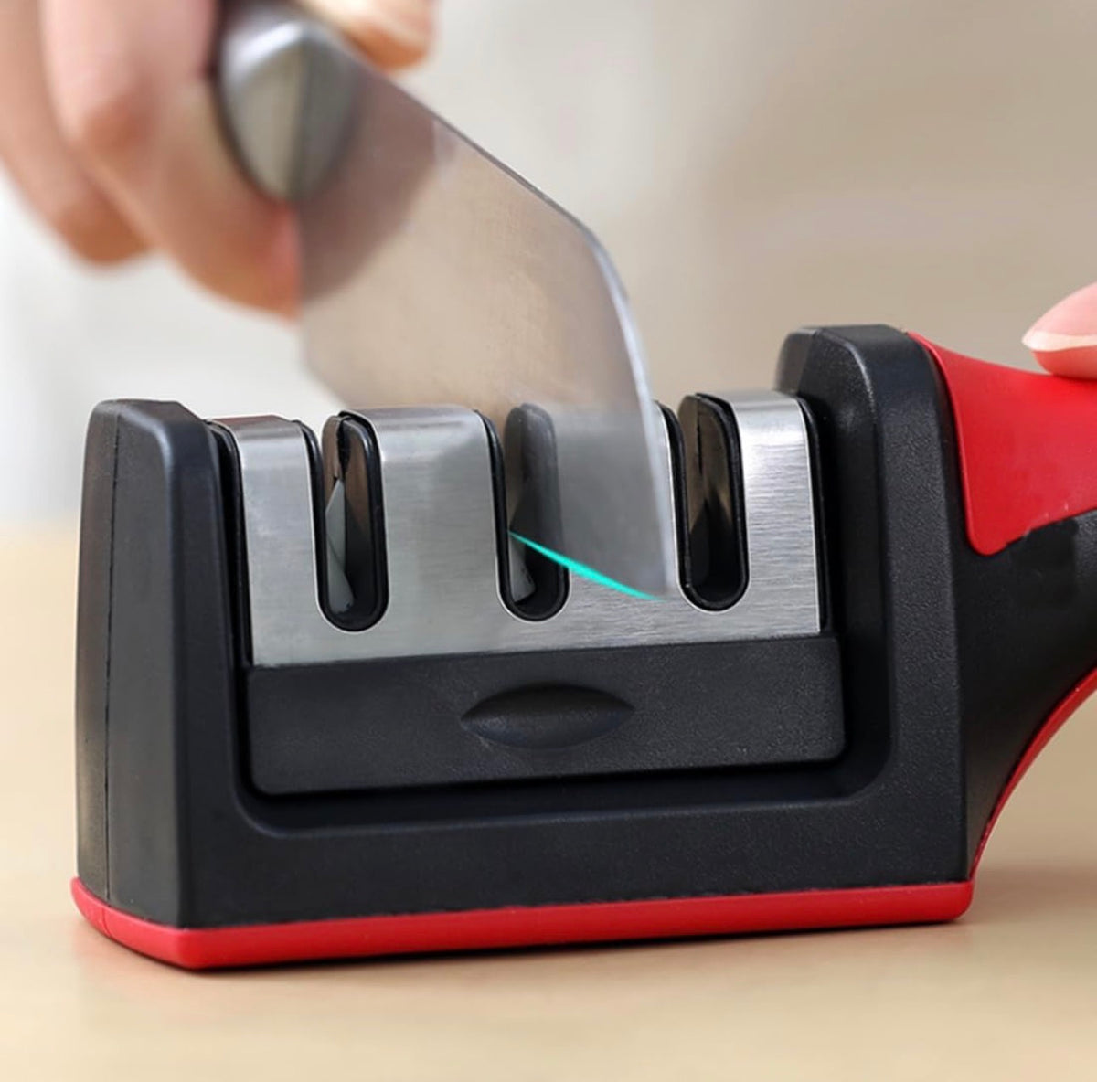3 in 1 Stainless Steel Knife Sharpener